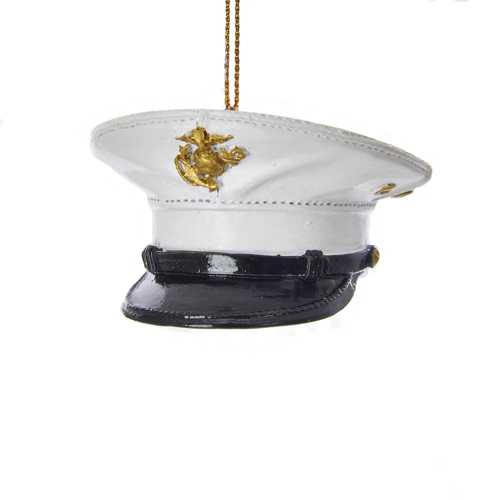 Kurt Adler U.S. Marine Corps Dress Uniform Hat Ornament, MC2182
