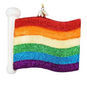 Noble Gem Glass Gay Pride Rainbow Flag, NB0230