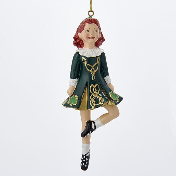Kurt Adler Dancing Irish Girl Ornament, W4100