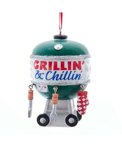 Barbecue Grill Outdoor Cooking Ornament, A2009