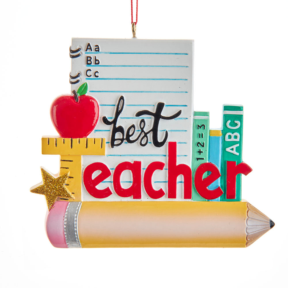 Teacher Ornament For Personalization