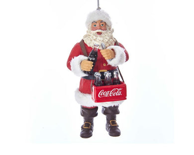 Coca-Cola® Santa Opening Coke Bottle Ornament