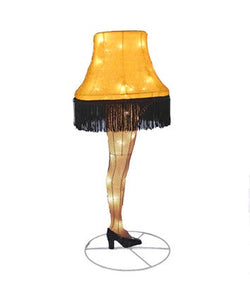 28" A Christmas Story™ Leg Lamp Lighted Tinsel Lawn Décor