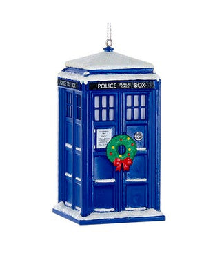 Doctor Who™ Tardis With Wreath Ornament