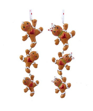 Gingerbread Boy and Girl String Ornaments, 2 Assorted, H5031