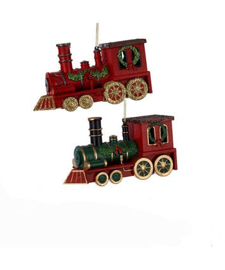 Train Engine Ornament - Set of 2, H580