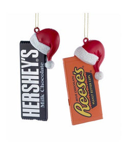 Hershey™ Bar With Hat Ornaments, 2 Assorted
