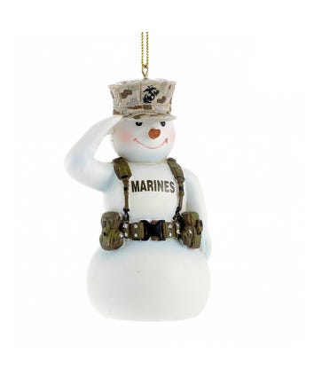 U.S. Marine Corps® Snowman Ornament, MC2132
