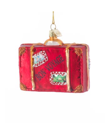 Kurt Adler Noble Gems Suitcase Ornament - Thumbnail 2