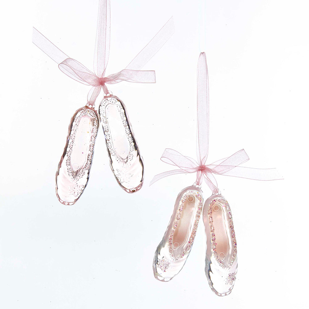 Pink Ballet Shoes Acrylic Ornament