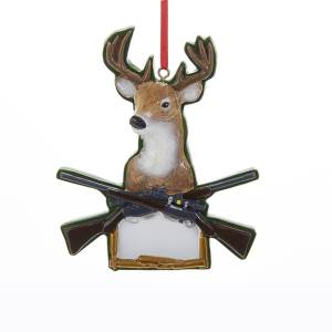 Deer Hunting Ornament for Personalization